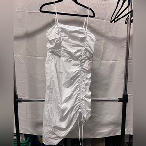 nWT Bailey 44 Elegant White Ruched Aphrodite Dress